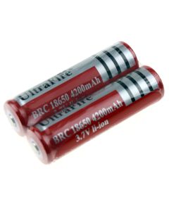 Ultrafire Brc 18650 3.7V 4200Mah Li-Ion Wiederaufladbare Ungeschützte Batterie (1 Paar)