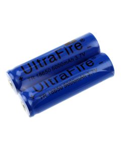 Ultrafire Tr 18650 3.7V 5000Mah Li-Ion Wiederaufladbare Ungeschützte Batterie (1 Paar)