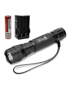 Ultrafire 501B Cree Xm-L U2 1300Lm 5-Mode-Led-Taschenlampe + 1 * 18650 Batterie + 1 * Ladegerät