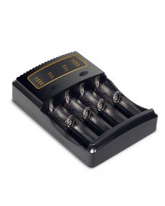 N4 Batterieladegerät Intelligentes Li-Ion 18650 14500 16340 26650 Dc 12V Smart Battery Ladegerät