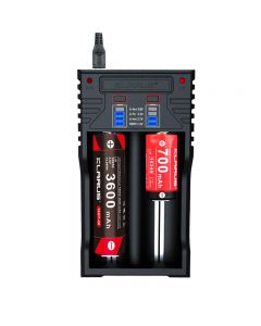 Original Klarus K2 Usb-Batterieladegerät Power Bank Mit 0,5 A / 1A Aktuell Optional Für Li-Ion Nimh Nicd Lifepo4 18650 26650 Batterie
