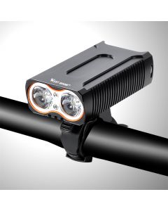 Vordere Lampe Wasserdichte Fahrradbeleuchtung Max 2400Lm Usb-Aufladung 2 T6 Led-Radlampe