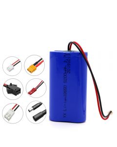 3.7V 5200Mah 2X18650 Lithium-Batterie-Pack Für Angeln Led-Licht Bluetooth-Lautsprecher-Xh 2.54Mm-2P-Anschluss