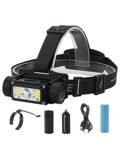 Neue Boruit B40 1200LM LED Kopf Taschenlampe L2 COB LED Scheinwerfer Wasserdicht Camping Angeln Led Stirnlampe USB TYP-C Ladeanschluss