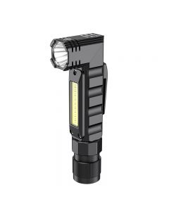 Supfire G19 LED-Taschenlampe Linterna + Stirnlampe Handfrei 90-Grad-Drehung 800LM Laternenmagnet Lanterna-Taschenlampe