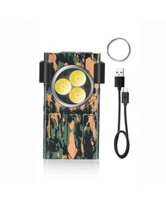 Lightmalls EDC USB Type-C Wiederaufladbare Starke Leichte Tragbare Angeln Magnetische Taschenlampe