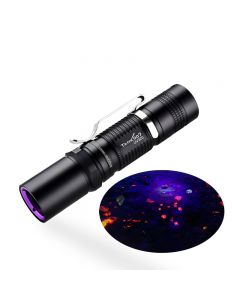 Tank007 UV320 UV 365 nm violettes Licht-Taschenlampe (benötigt 1 x AA-Batterie)