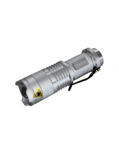 SIPIK SK68 3W 300 LM Zoom 1-Modus-LED-Taschenlampe (1 x AA/1 x 14500)