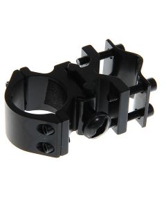 2.75" Praktische Taschenlampenhalterung aus Metall mit einem Installationswerkzeug für Fahrräder (schwarz)