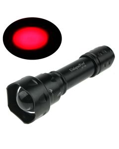 Uniquefire Uf-T20 Einstellbar Cree Q5 Led 1 Mode Zoom Rote Farbe Taschenlampe (1 * 18650, Nicht Einschließen)